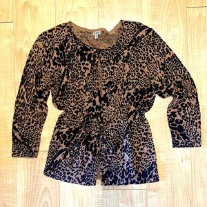 Cheetah Cardigan! 3/4 sleeve